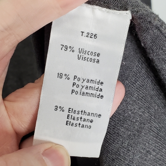 EUC Gerard Darel Designer Cozy & Soft Gray Turtleneck Sweater Size 2 Medium - Picture 10 of 10